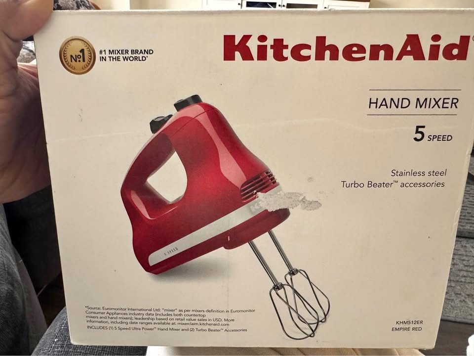 KitchenAid Hand Mixer 5 Speed Turbo Beater