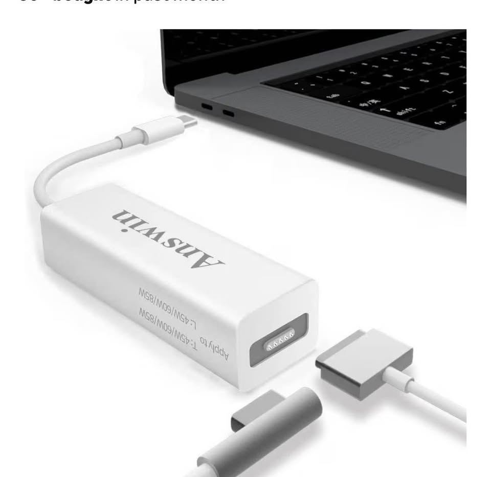 USB C to Mag-Safe 1 & 2 Charging Adapter - photo 4