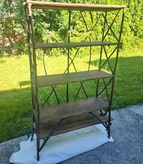 Unique Primitive Cedar Twig Shelving Unit - 20th Century (Apprai