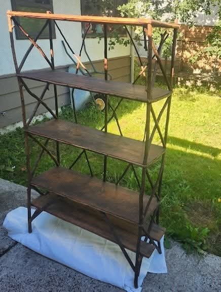 Unique Primitive Cedar Twig Shelving Unit - 20th Century (Apprai - photo 2
