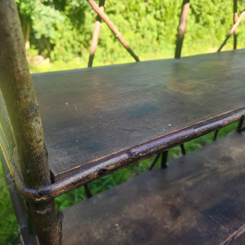 Unique Primitive Cedar Twig Shelving Unit - 20th Century (Apprai - photo 5