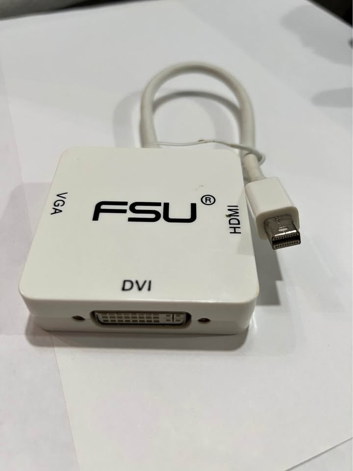 Mini DisplayPort to HDMI VGA DVI Adapter