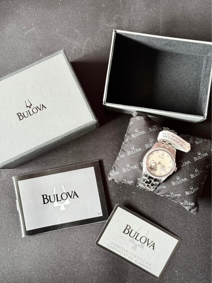 Bulova Ladies Automatic Watch 96R122 - Mother of Pearl Dial - Br - photo 4
