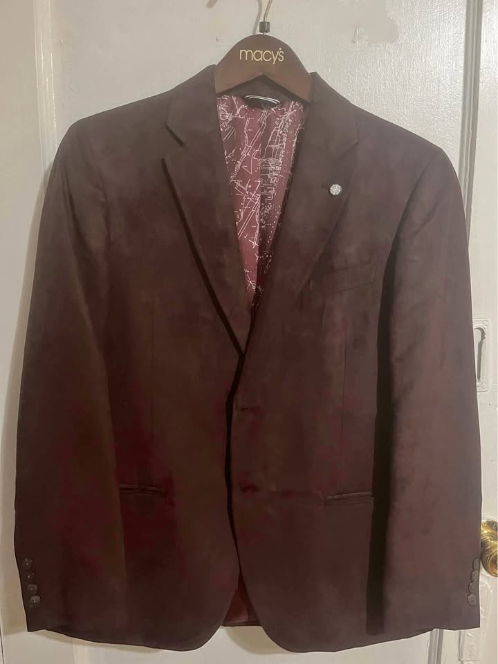 New MEN'S TAILORED FIT BLAZER, US 38S NWOT