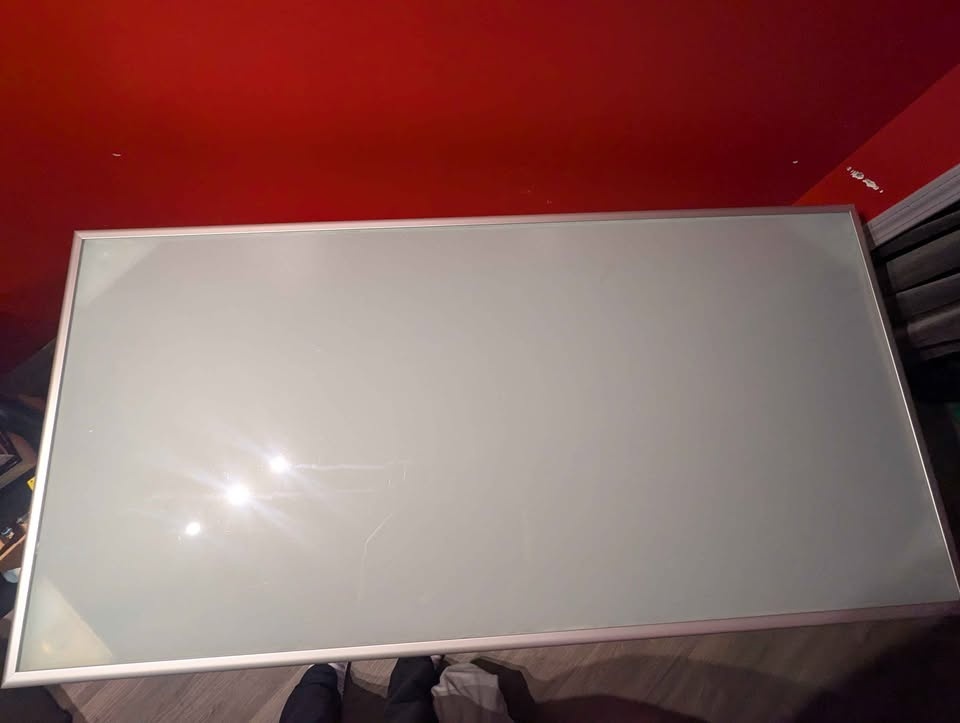 Frosted glass table - photo 4