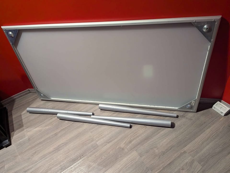 Frosted glass table - photo 5