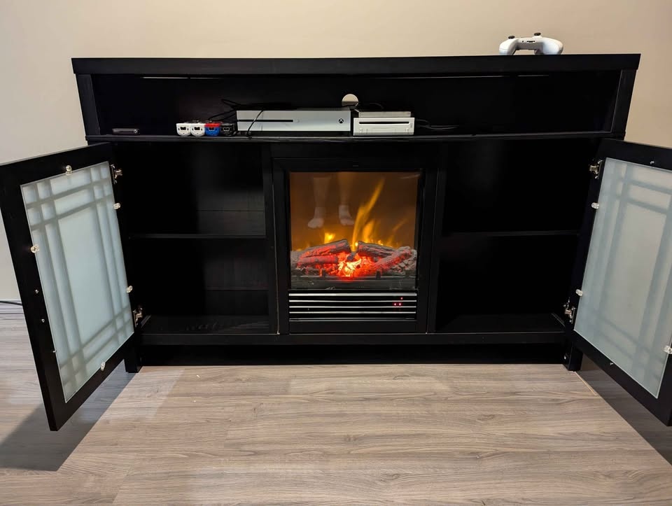TV Stand with Built-in Electric Heater - photo 5