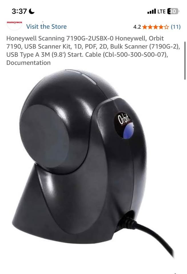 2x Honeywell Orbit Scanner - $49 each - photo 4