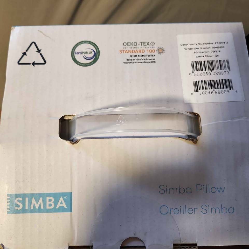 2 New Simba Queen Pillows - Customizable Nanocube Foam - photo 3