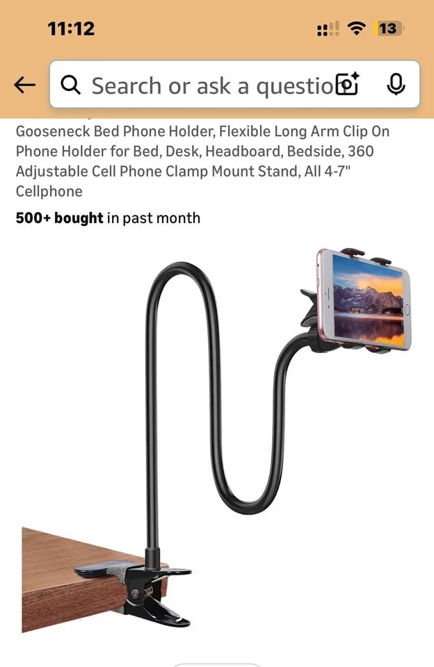 Gooseneck Bed Phone Holder - Almost New - photo 3