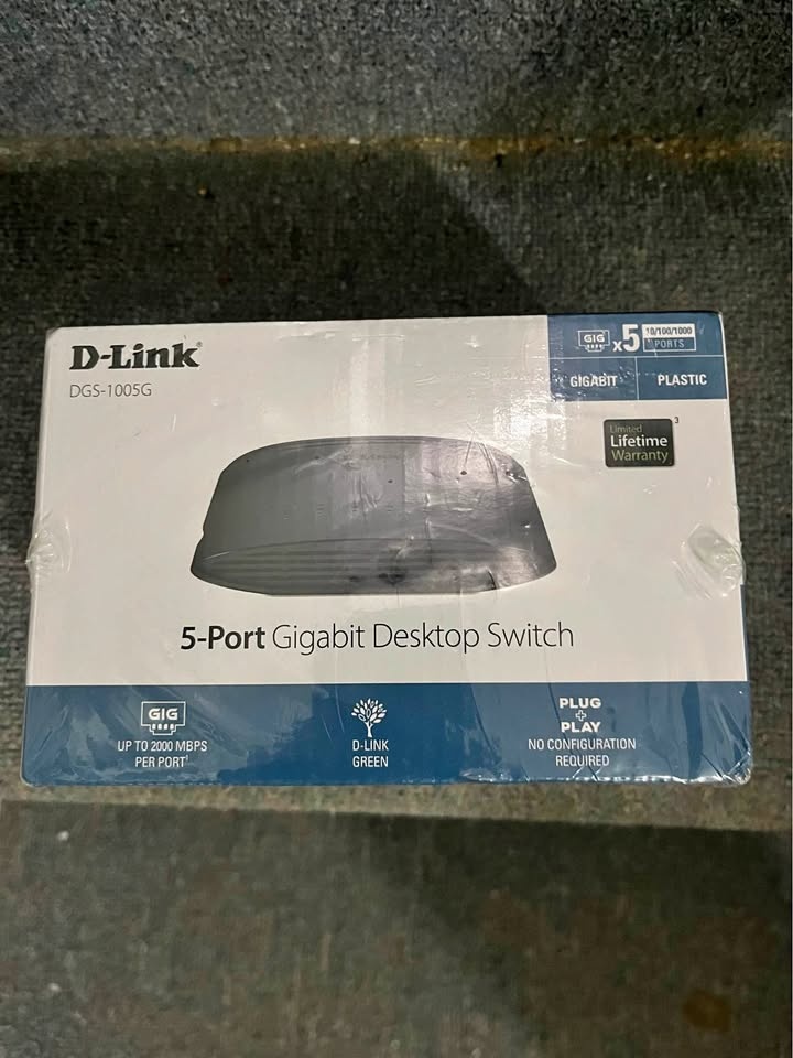 D-Link 5-Port Gigabit Ethernet Switch