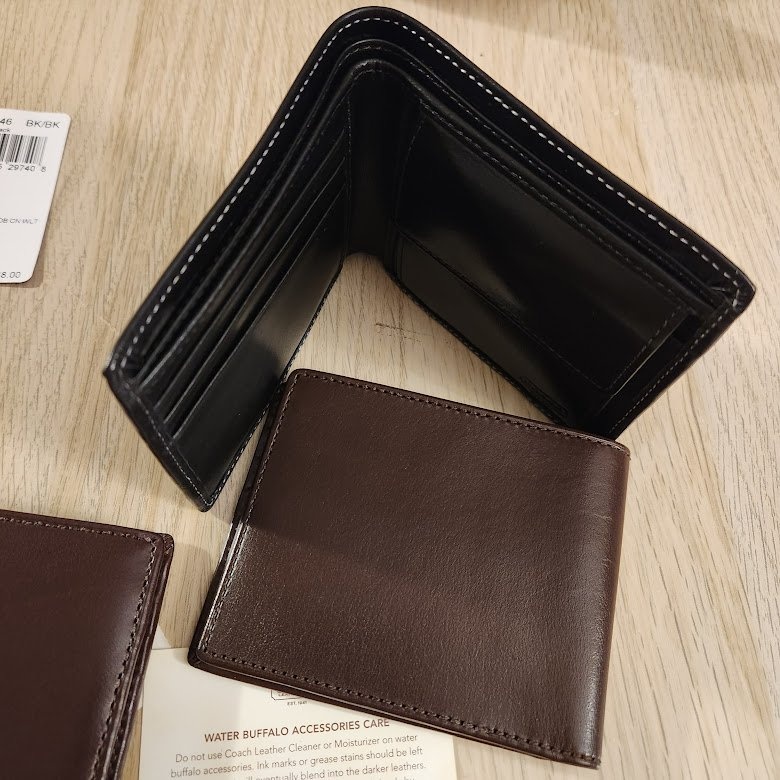 Set of 2 Coach Wallets - Water Buffalo & Signature - photo 5