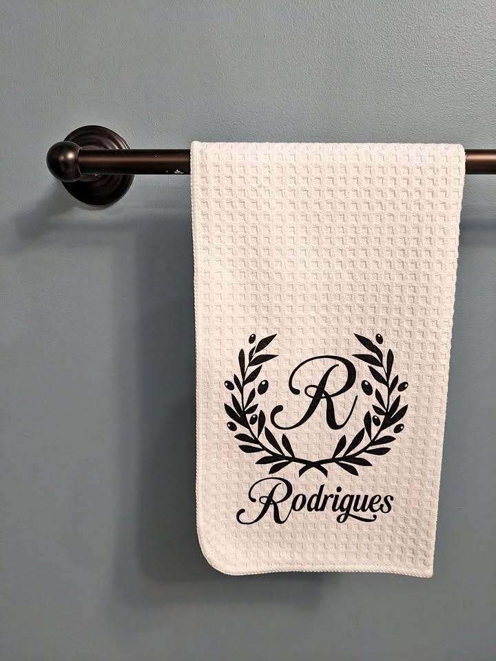 Personalized Monogram Towels
