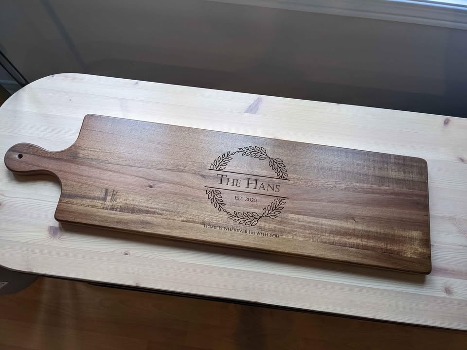 Custom Engraved Cutting Board - photo 3