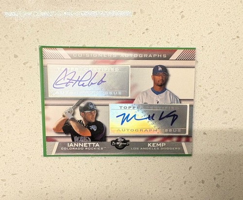 2007 Topps Co-Signers Chris Iannetta Matt Kemp Dual Auto