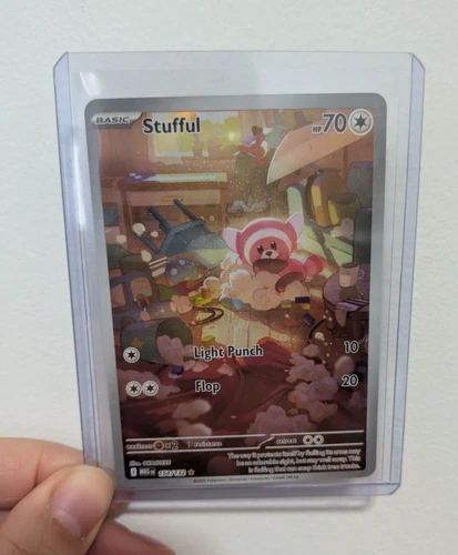 Stufful 154/132 Mega Evolution Holo Pokemon Card