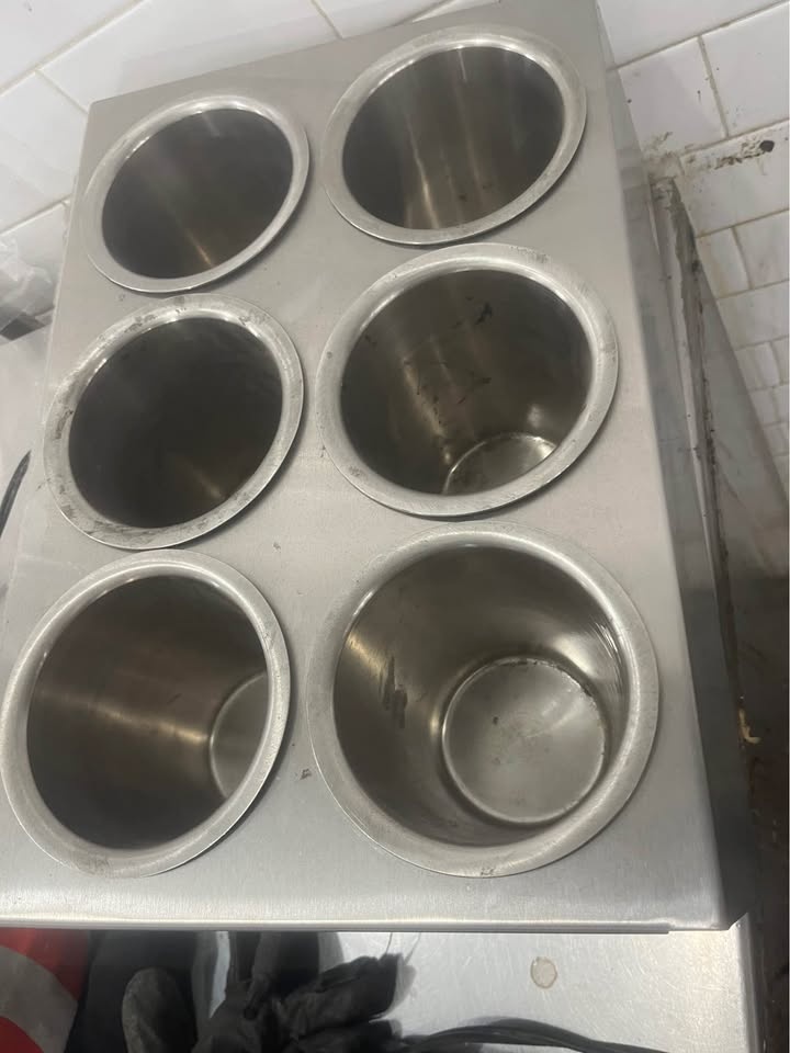Flatware Holder 4 or 6 Cylinder Holes, Stainless Steel - photo 4