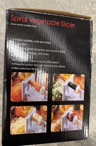 Paderno Spiralizer World Cuisine Vegetable Slicer Tri-Blade - photo 4