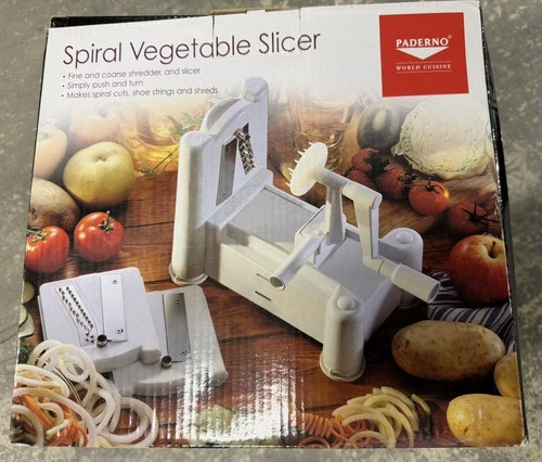 Paderno Spiralizer World Cuisine Vegetable Slicer Tri-Blade - photo 5