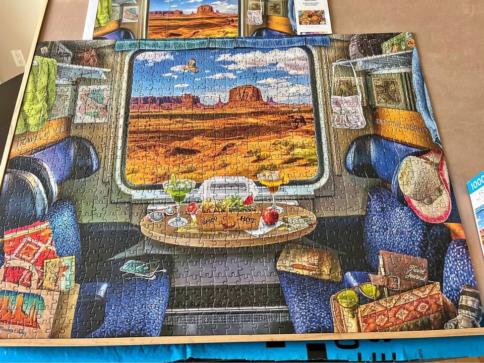 Valley Train Ride Puzzle - 1000 Pieces