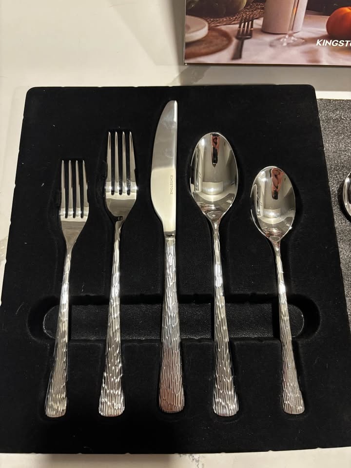 65-Piece Flatware Set with Serving Utensils - 18/10 Stainless St - photo 4