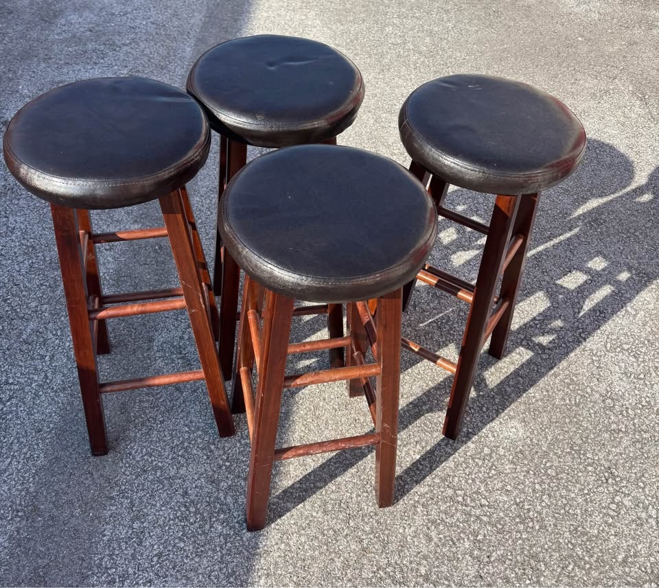 Winsom Wood Maria 4 Pc Walnut/ Espresso Counter Bar Stool - 31” - photo 2