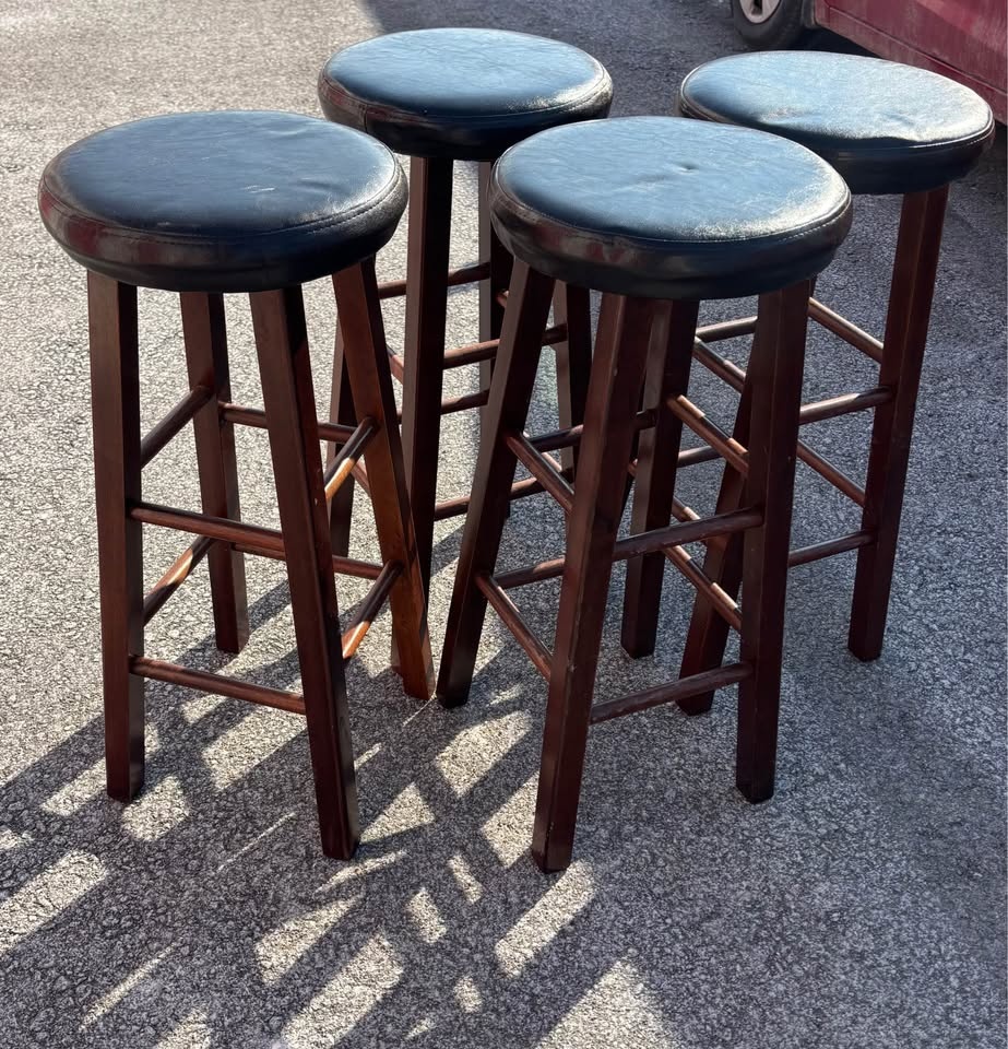Winsom Wood Maria 4 Pc Walnut/ Espresso Counter Bar Stool - 31” - photo 4
