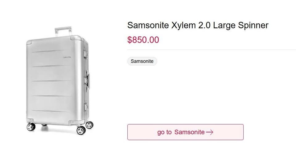 New Samsonite Xylem 2.0 Spinner Suitcases Checked Luggage