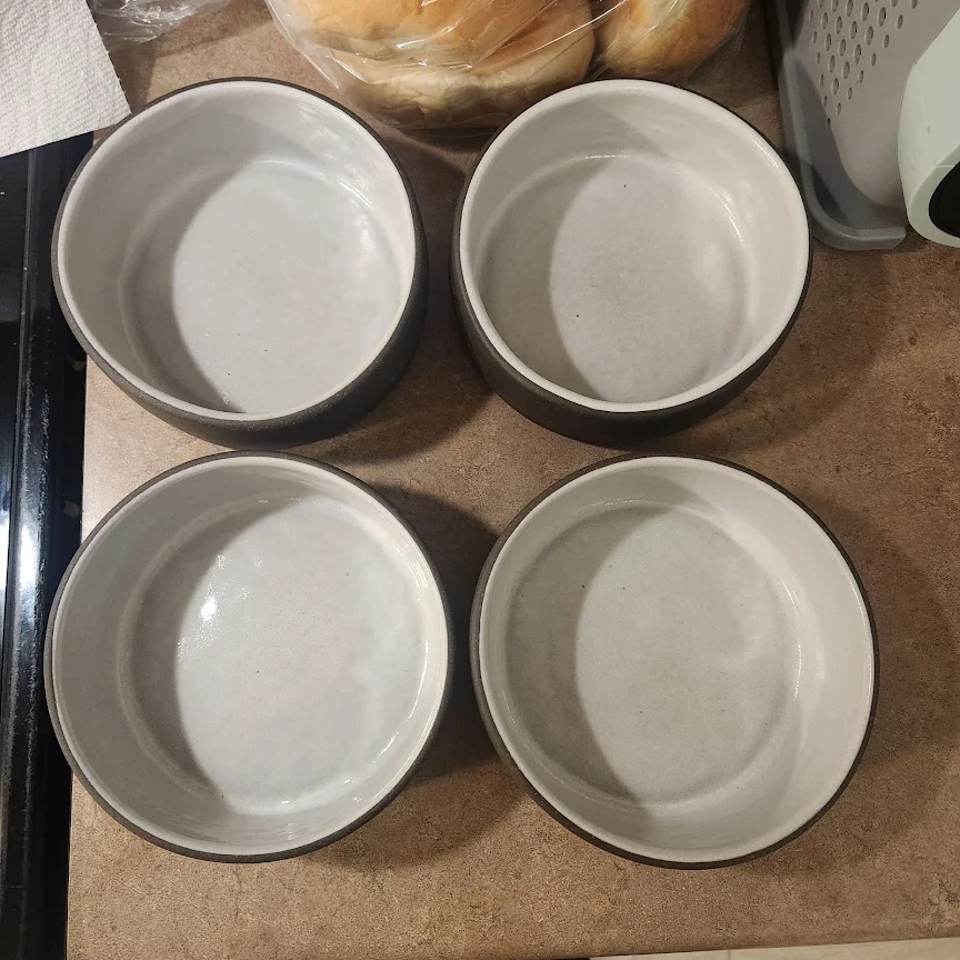 New Jono Pandolfi Set of 4 Salad Plates & 4 Bowls - photo 3