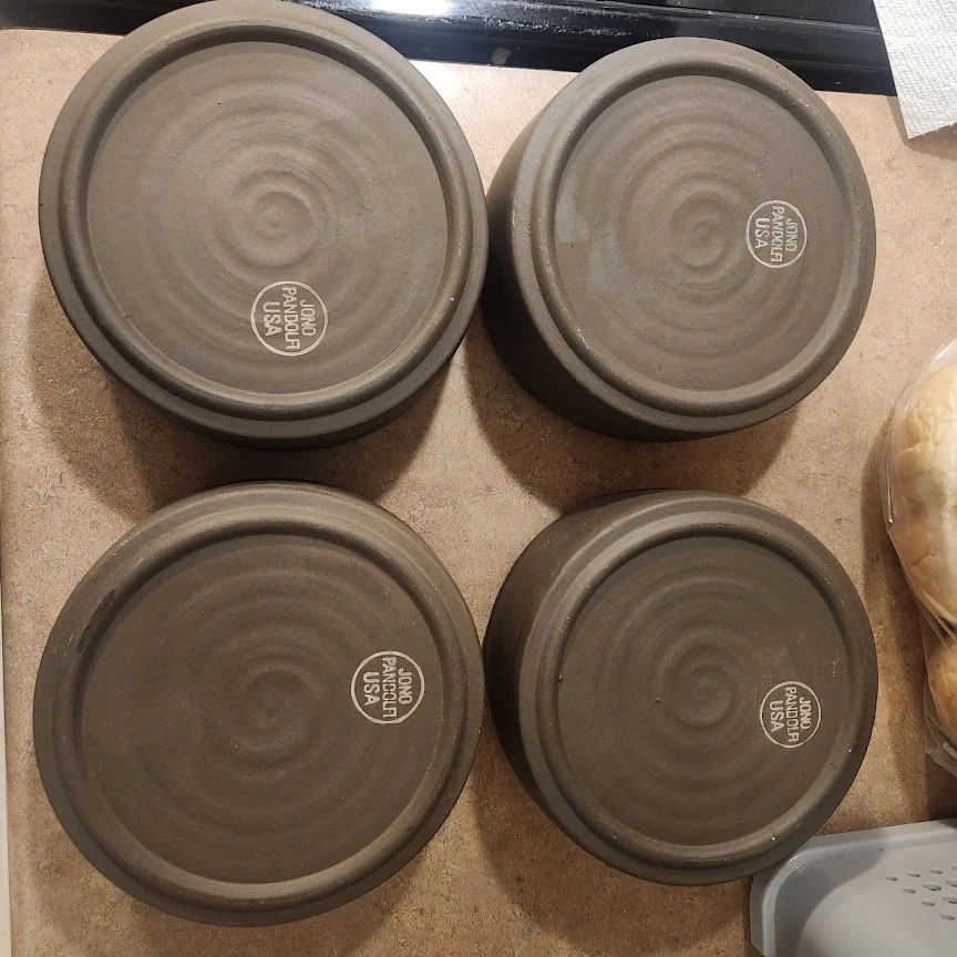 New Jono Pandolfi Set of 4 Salad Plates & 4 Bowls - photo 5