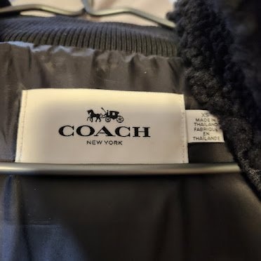 NEW Coach XS Solid Long Puffer Coat Black F20500 Down Feather Au - photo 3