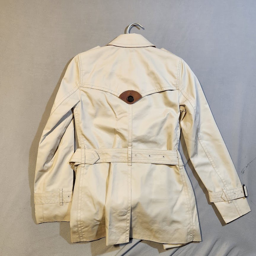 NEW Coach XXS Solid Short Trench Coat F86050 Authentic - photo 2