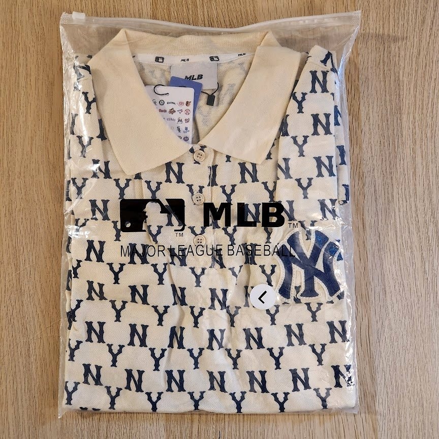 New York Yankees MLB All Over Print Polo Shirt - Size L