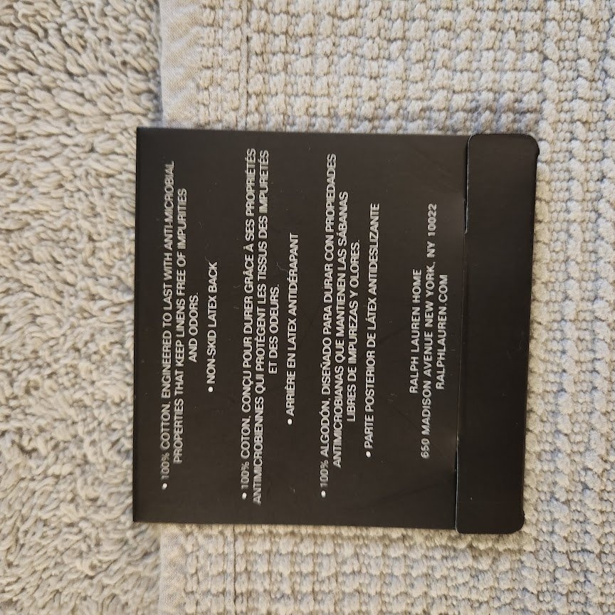 NEW Lauren Ralph Lauren Sanders Bathmat - photo 3