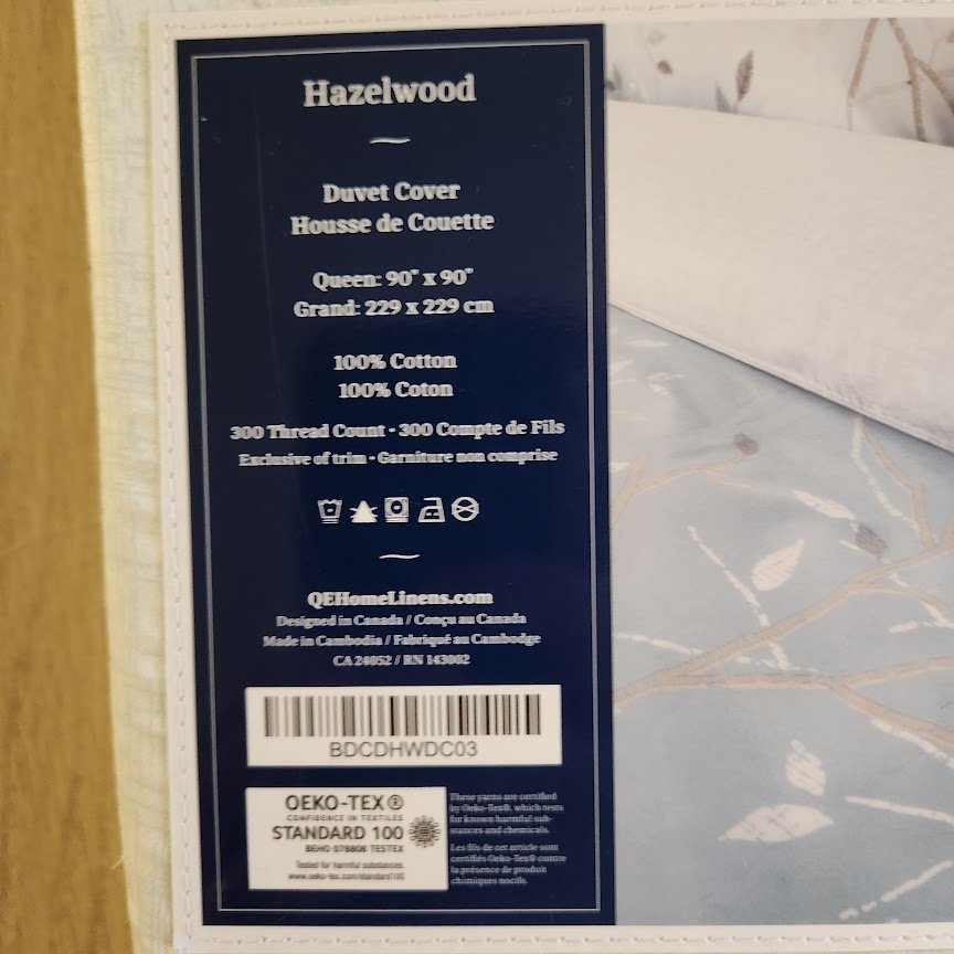 NEW Carlingdale Hazelwood Queen Duvet Cover + Pillow Sham - photo 3
