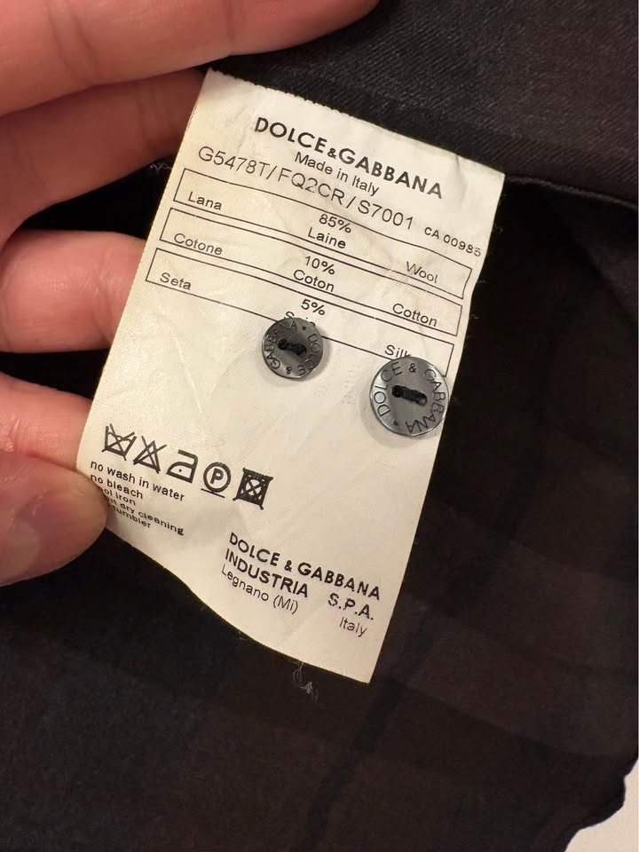 Dolce & Gabbana Plaid Wool-Silk Shirt - Brown Check - Made in It - photo 4