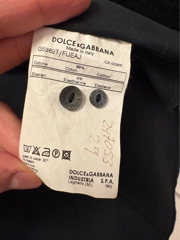 Authentic Dolce & Gabbana Slim Fit Black Dress Shirt - Made in I - photo 4