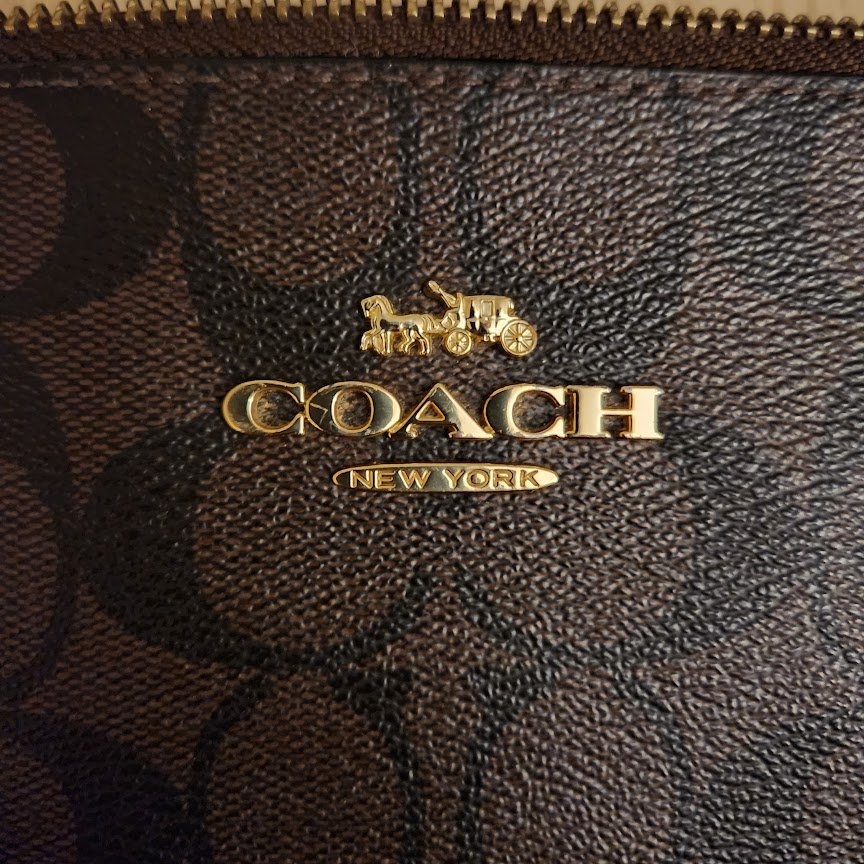 New Authentic Coach Signature Brown Tote Shoulder Bag - photo 2