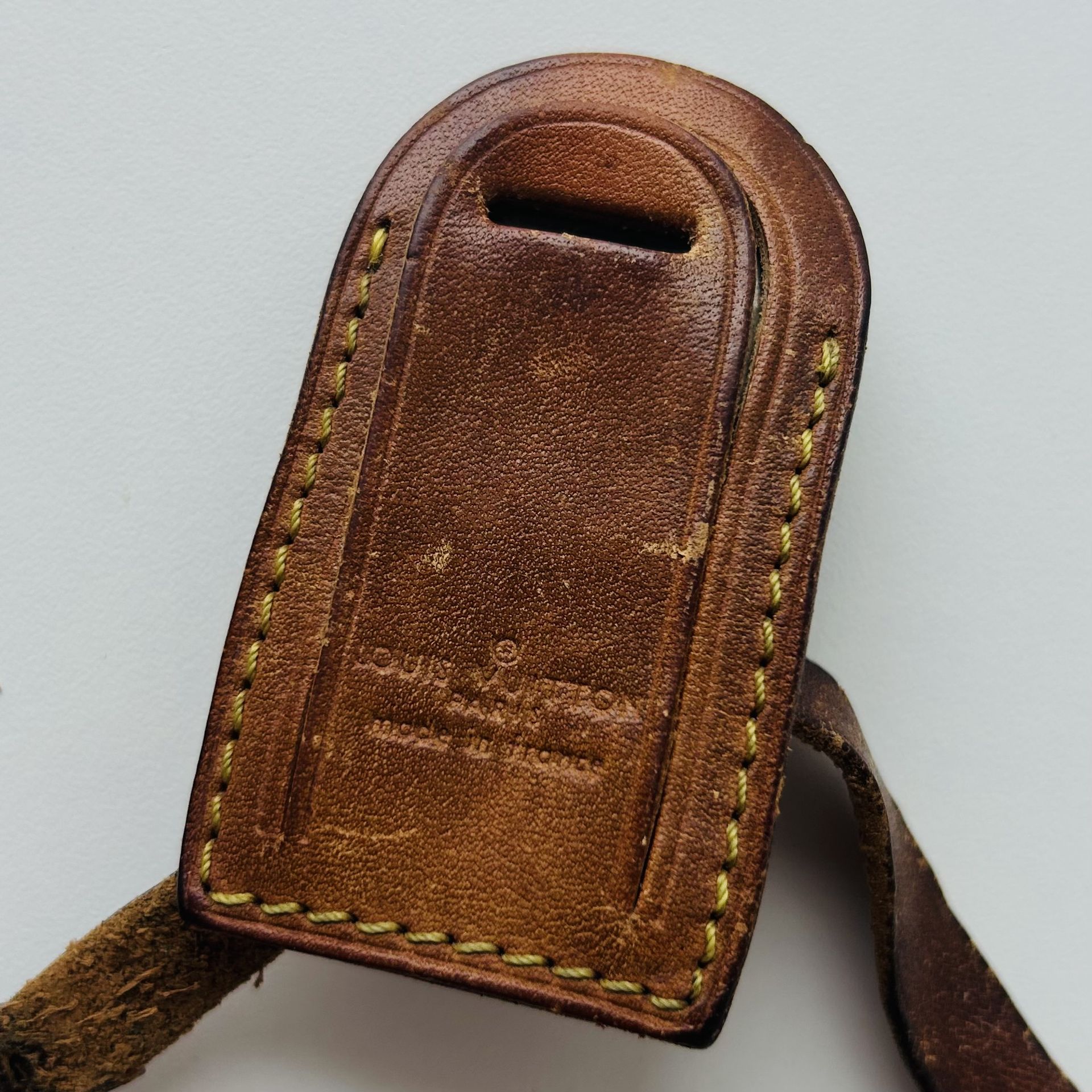 Louis Vuitton Vachetta Leather Luggage Tag