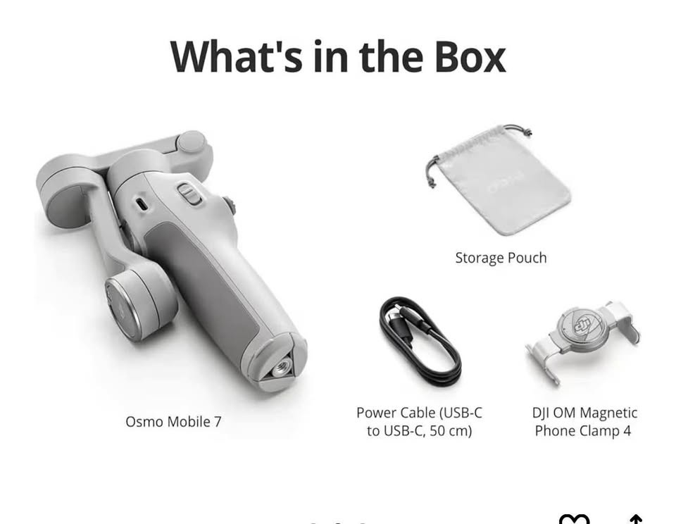 DJI Osmo Mobile 7 Gimbal Stabilizer – Like New