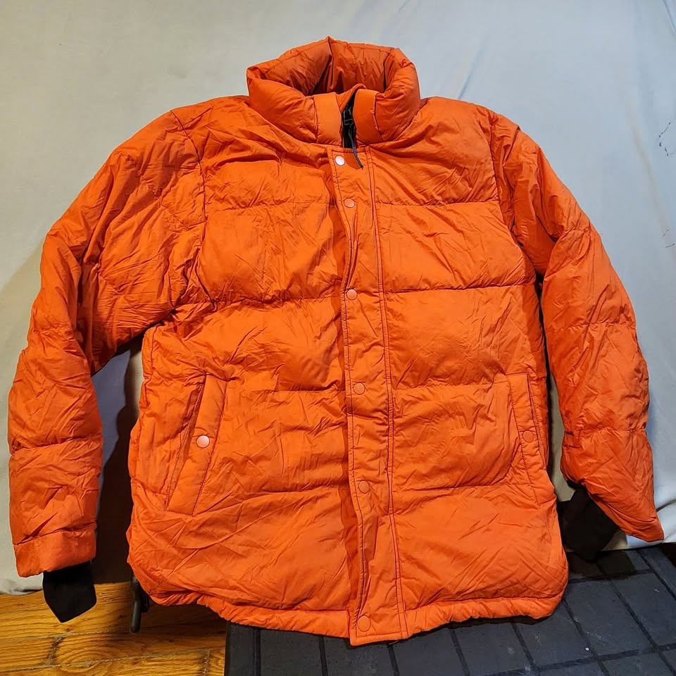 TNA Mr. SUPER PUFF Medium Down Jacket Orange