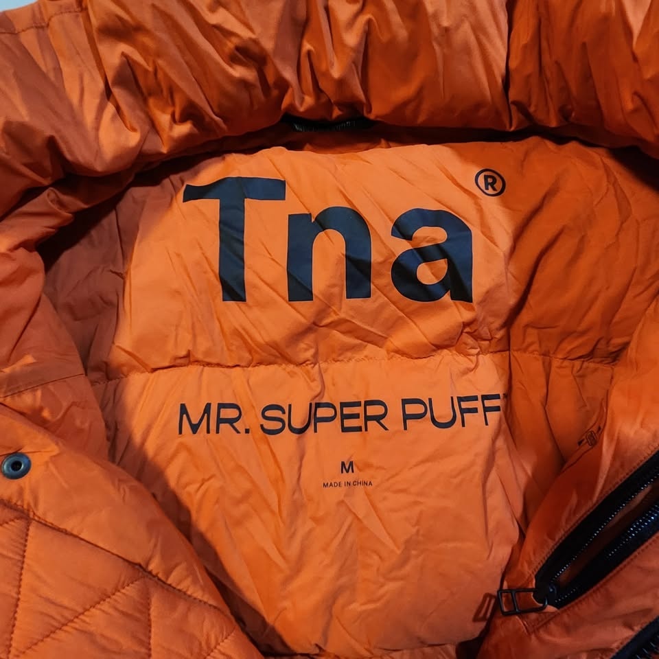 TNA Mr. SUPER PUFF Medium Down Jacket Orange - photo 3