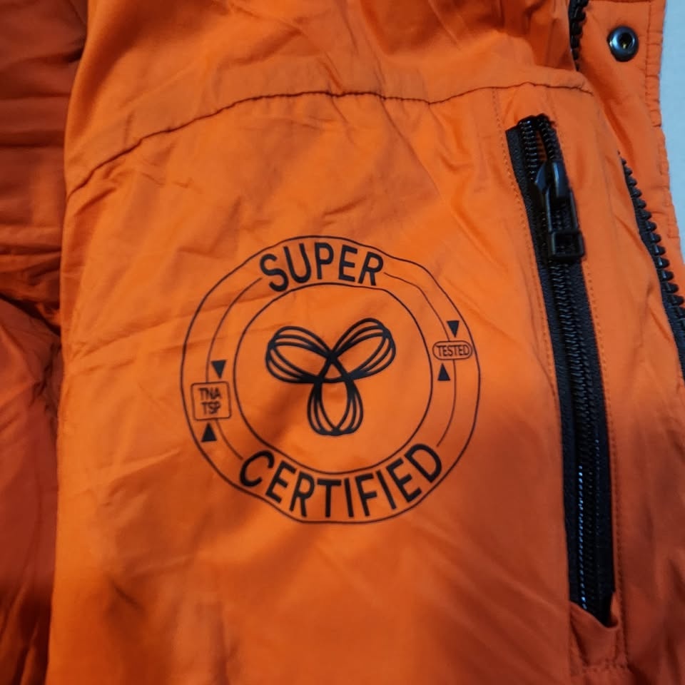 TNA Mr. SUPER PUFF Medium Down Jacket Orange - photo 5