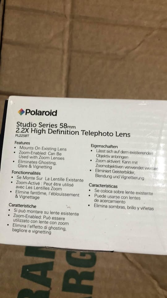 New 2.2X HD Camera Lens 58mm - photo 2