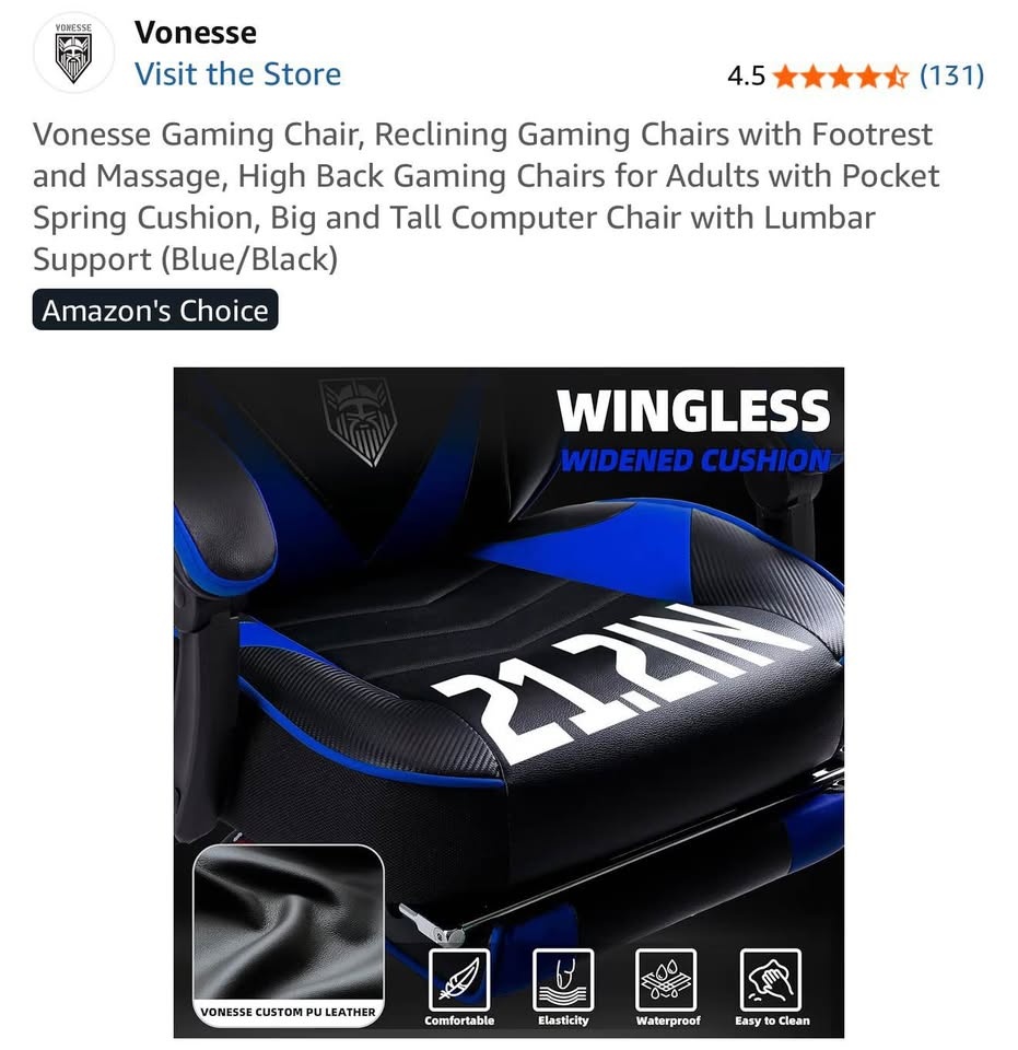 🔥 Luxury Gaming Chair – Brand New Condition 🔥 - photo 4