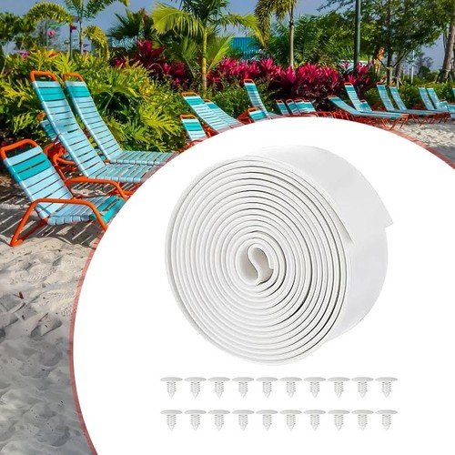 1.75" Wide 10Ft Long Vinyl Straps for Patio Chair Repair +10 Plu - photo 5