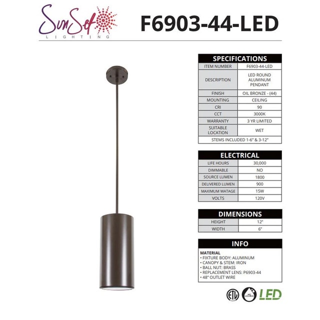 Modern Pendant Light - Kitchen Island / Dining Room Fixture -New - photo 2