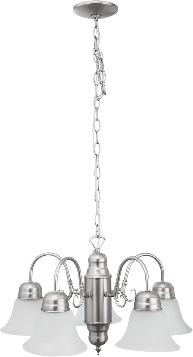 New 5-Light Chandelier - Satin Nickel - photo 4