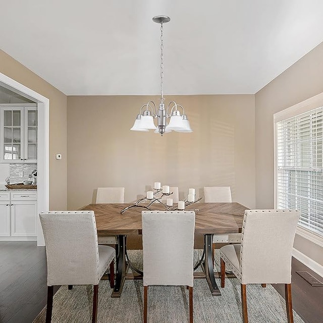New 5-Light Chandelier - Satin Nickel - photo 5