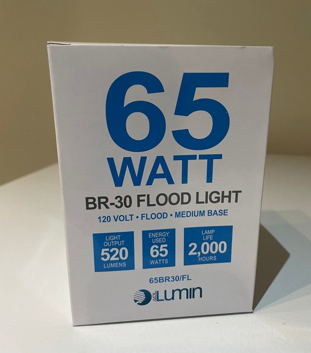 65-Watt BR30 Flood Light Bulbs - 10 Pack - photo 3
